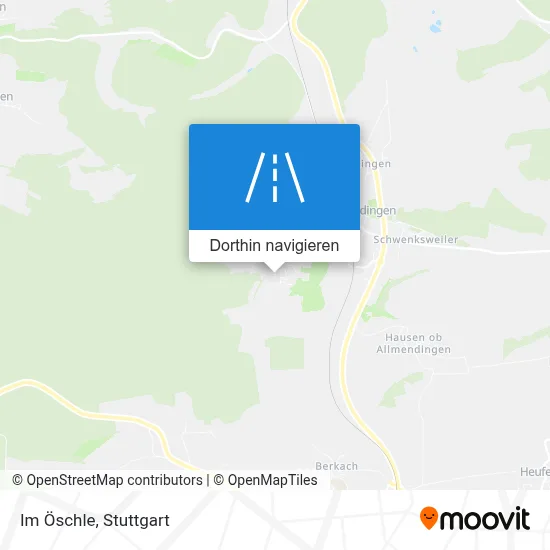 Im Öschle Karte