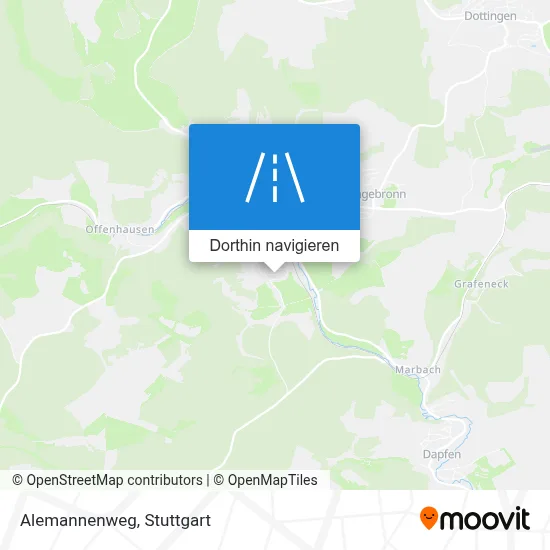 Alemannenweg Karte
