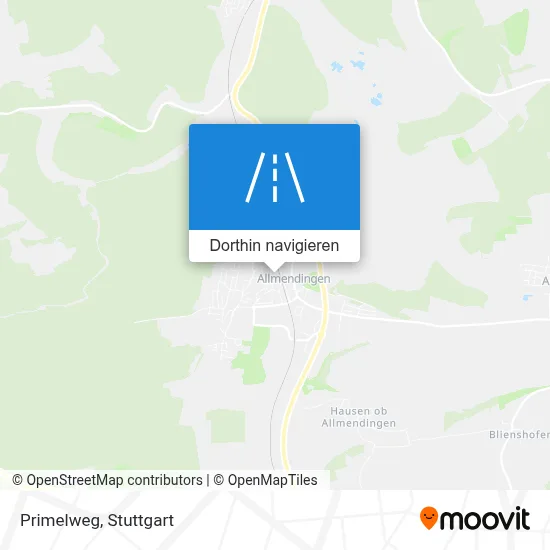 Primelweg Karte