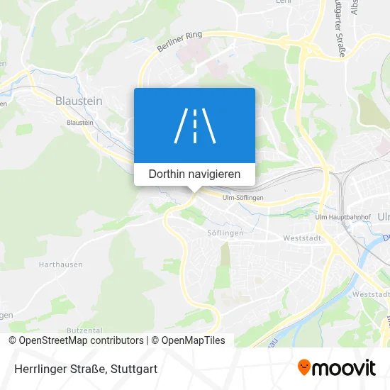 Herrlinger Straße Karte