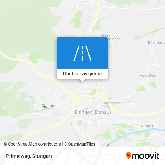 Primelweg Karte