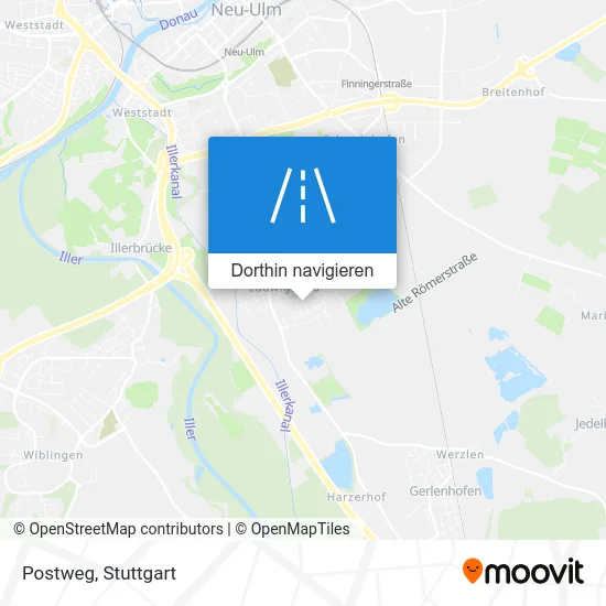 Postweg Karte