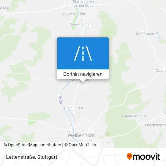 Lettenstraße Karte