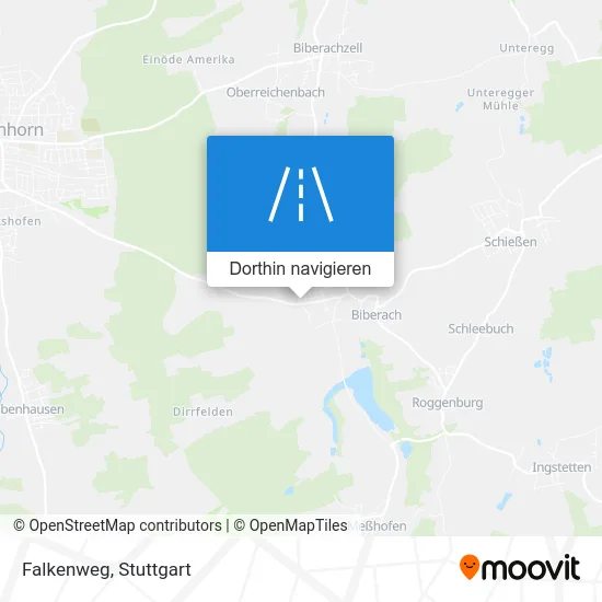 Falkenweg Karte