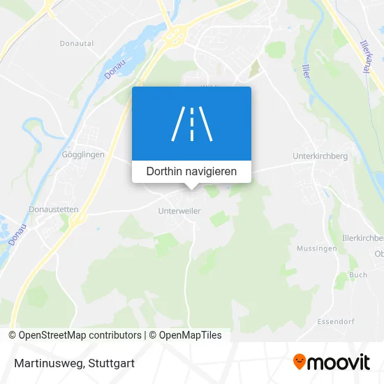 Martinusweg Karte