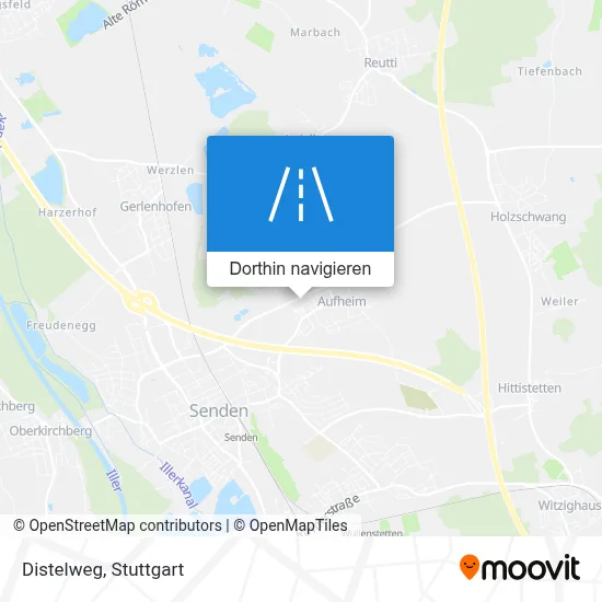 Distelweg Karte