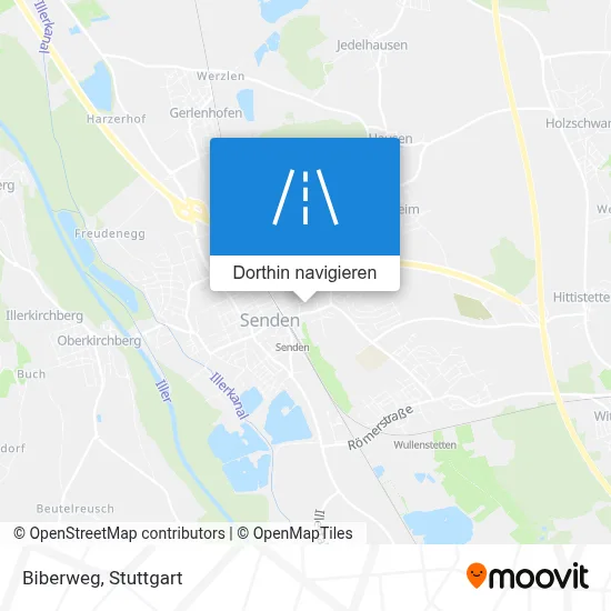 Biberweg Karte