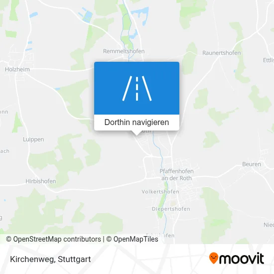 Kirchenweg Karte