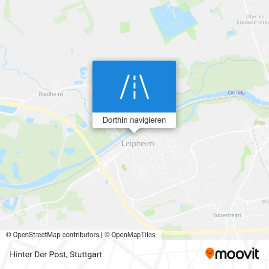 Hinter Der Post Karte