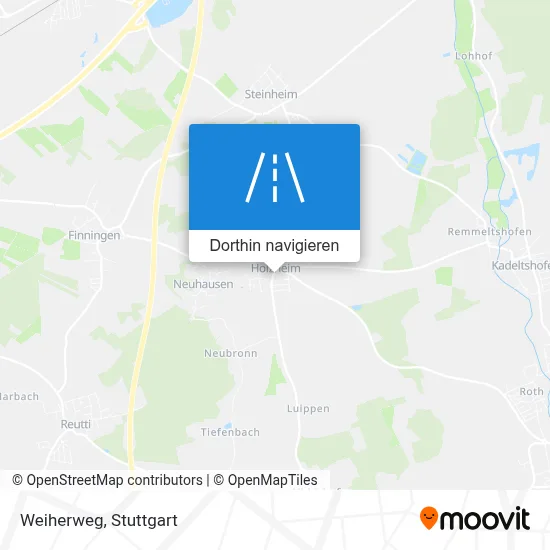Weiherweg Karte