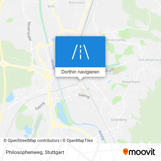 Philosophenweg Karte