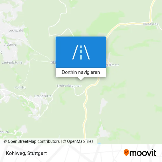Kohlweg Karte