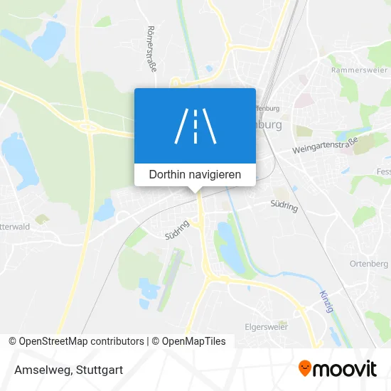Amselweg Karte