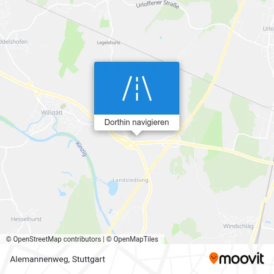 Alemannenweg Karte