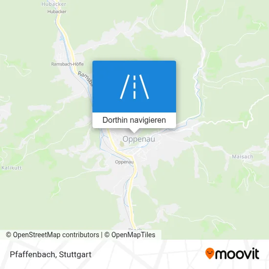 Pfaffenbach Karte