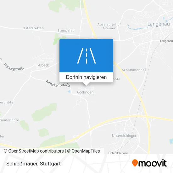 Schießmauer Karte