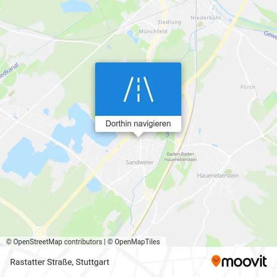 Rastatter Straße Karte