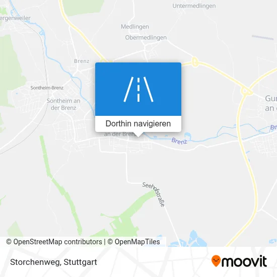 Storchenweg Karte