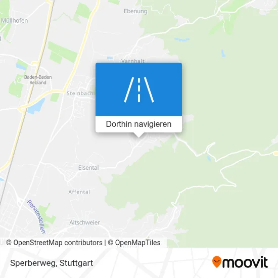 Sperberweg Karte
