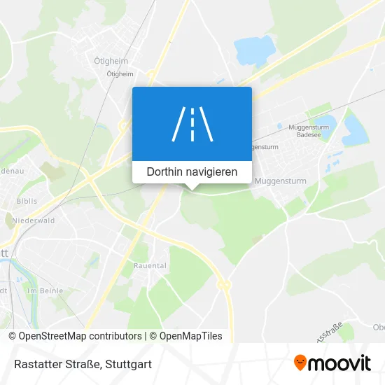 Rastatter Straße Karte