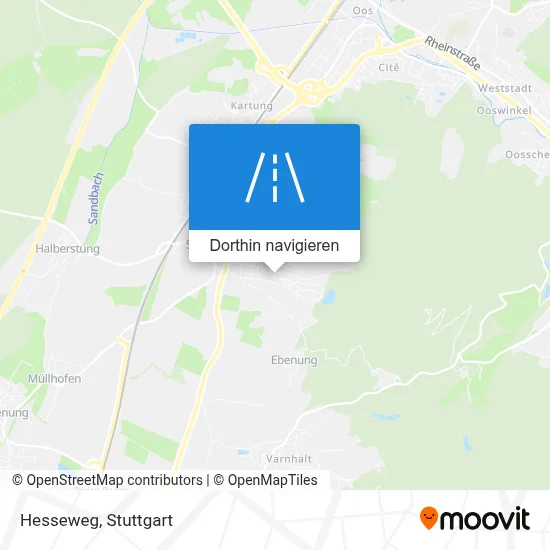 Hesseweg Karte