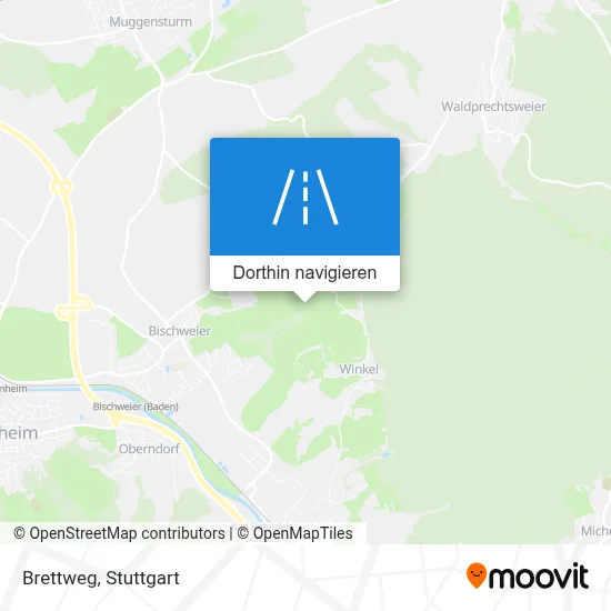 Brettweg Karte