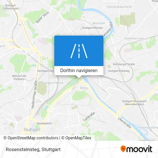 Rosensteinsteg Karte