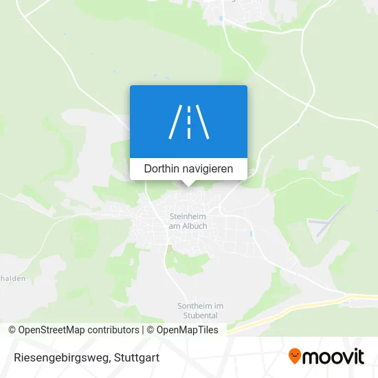 Riesengebirgsweg Karte