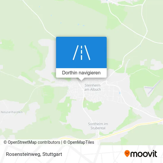 Rosensteinweg Karte
