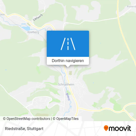 Riedstraße Karte