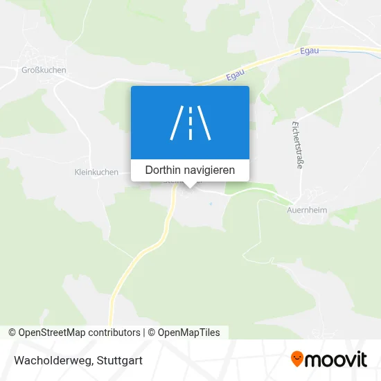 Wacholderweg Karte