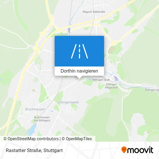 Rastatter Straße Karte