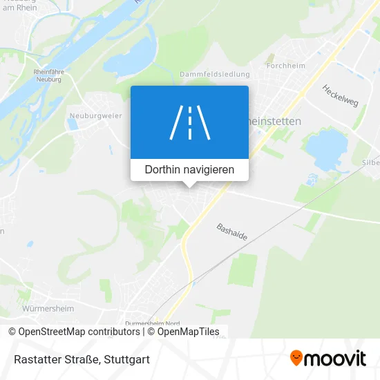 Rastatter Straße Karte