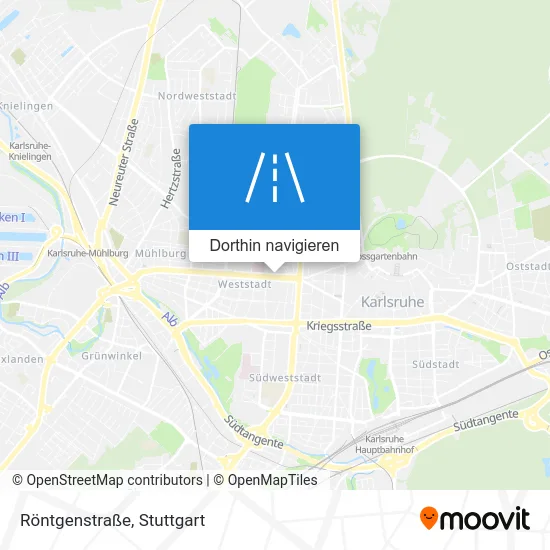 Röntgenstraße Karte