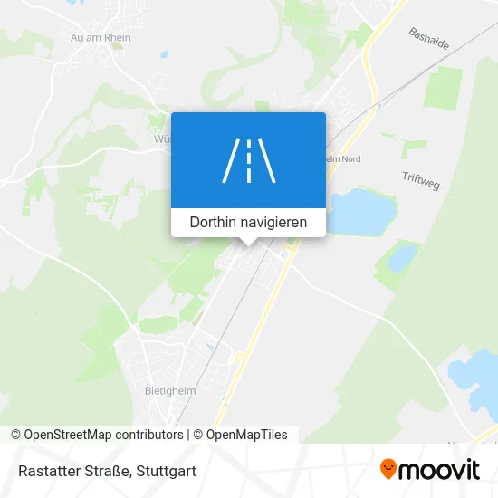 Rastatter Straße Karte