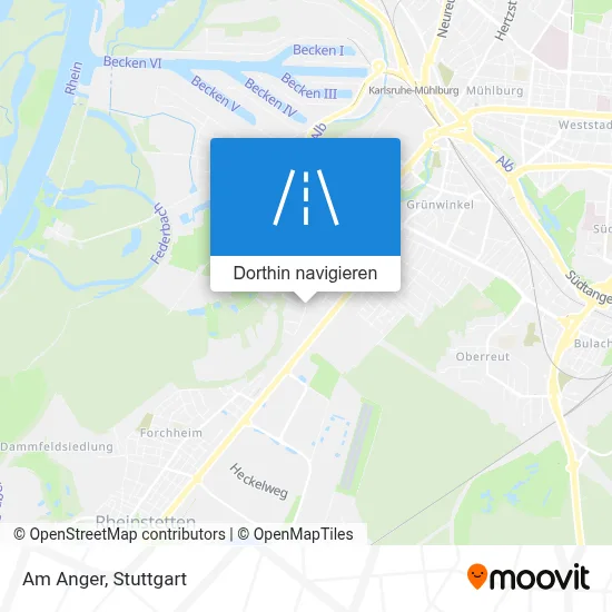 Am Anger Karte