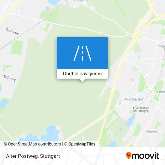 Alter Postweg Karte