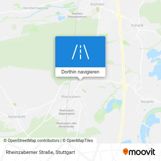 Rheinzaberner Straße Karte