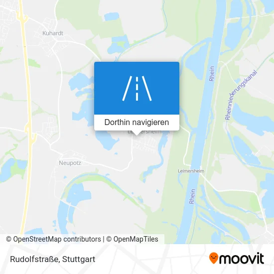 Rudolfstraße Karte