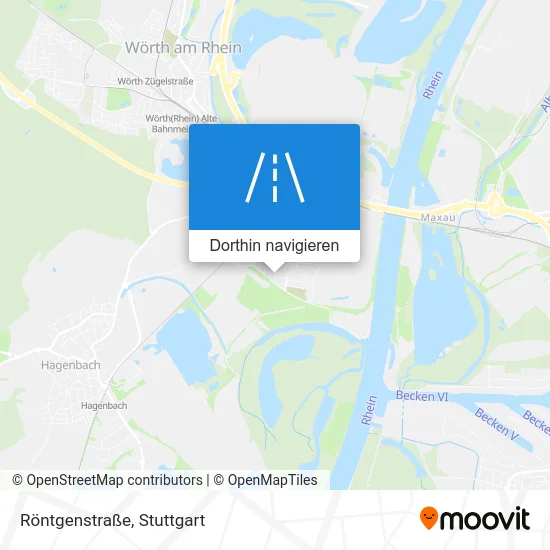 Röntgenstraße Karte