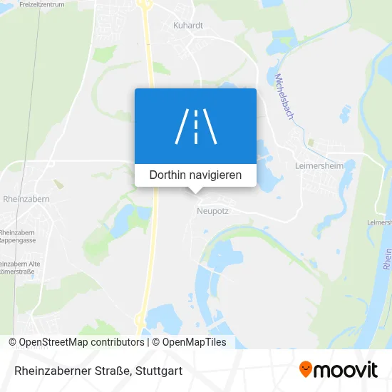 Rheinzaberner Straße Karte