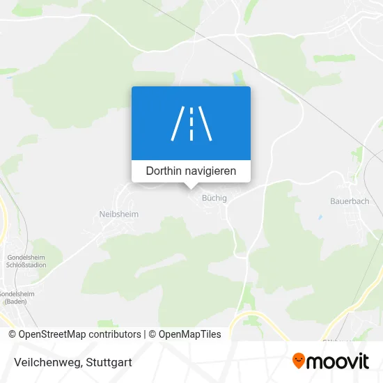 Veilchenweg Karte