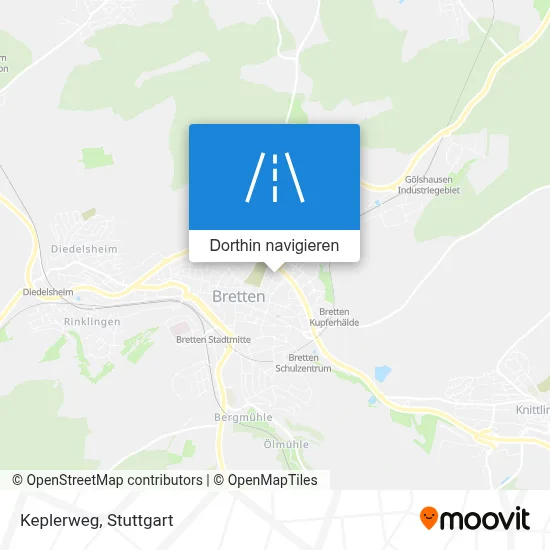 Keplerweg Karte