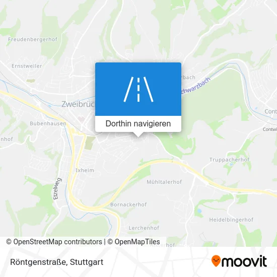 Röntgenstraße Karte