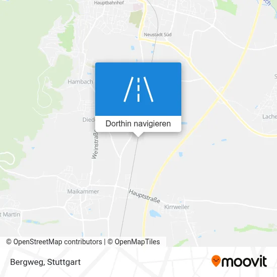 Bergweg Karte