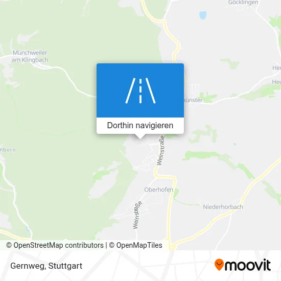 Gernweg Karte