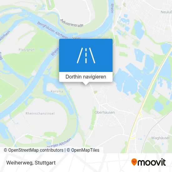 Weiherweg Karte