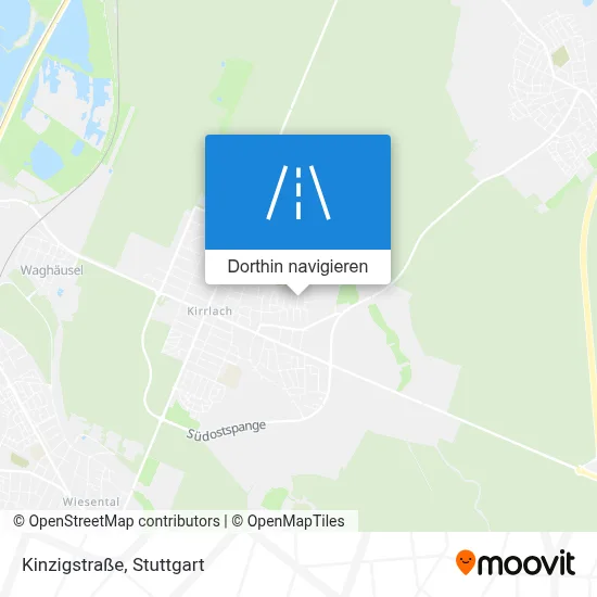 Kinzigstraße Karte