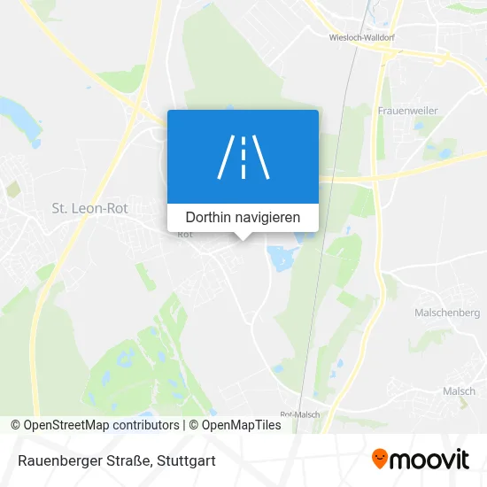 Rauenberger Straße Karte