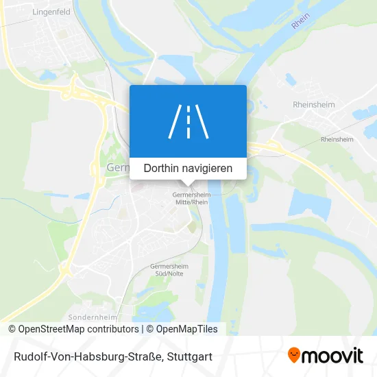Rudolf-Von-Habsburg-Straße Karte